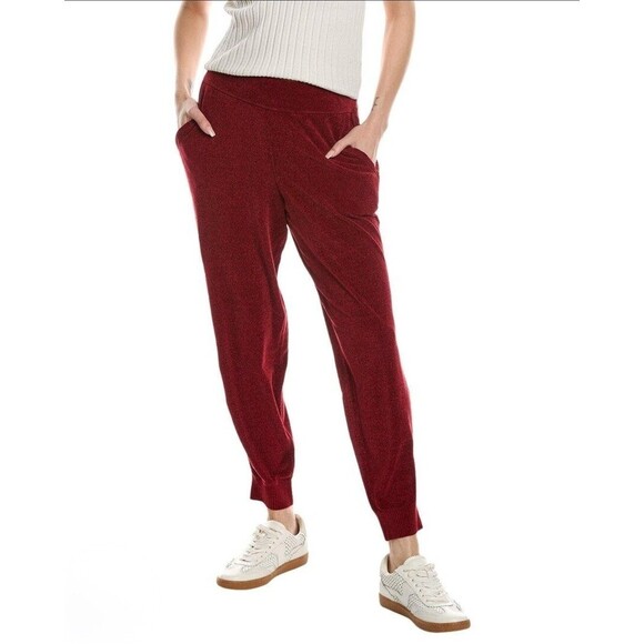 Tommy Bahama Sea Light Sweater Jogger Pants Womens Size XL Red Island Soft Fall - Picture 1 of 7